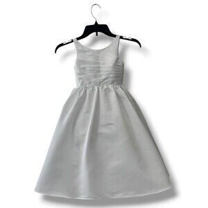 Cherish White Flower Girl Dress Size 3 Formal Special Occasion Classic